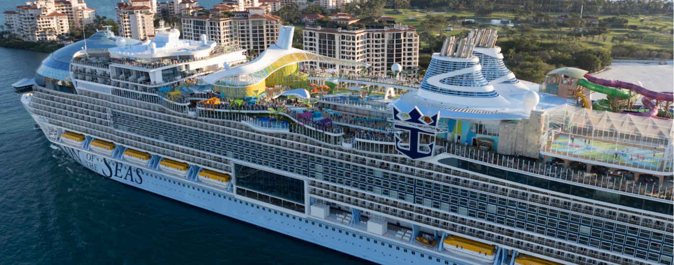 Royal Caribbean Star of the Seas departing from Miami on her Maiden Voyage to Barbados